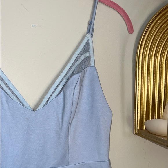 Hello Molly Light Blue Mini Dress - Picture 4 of 5